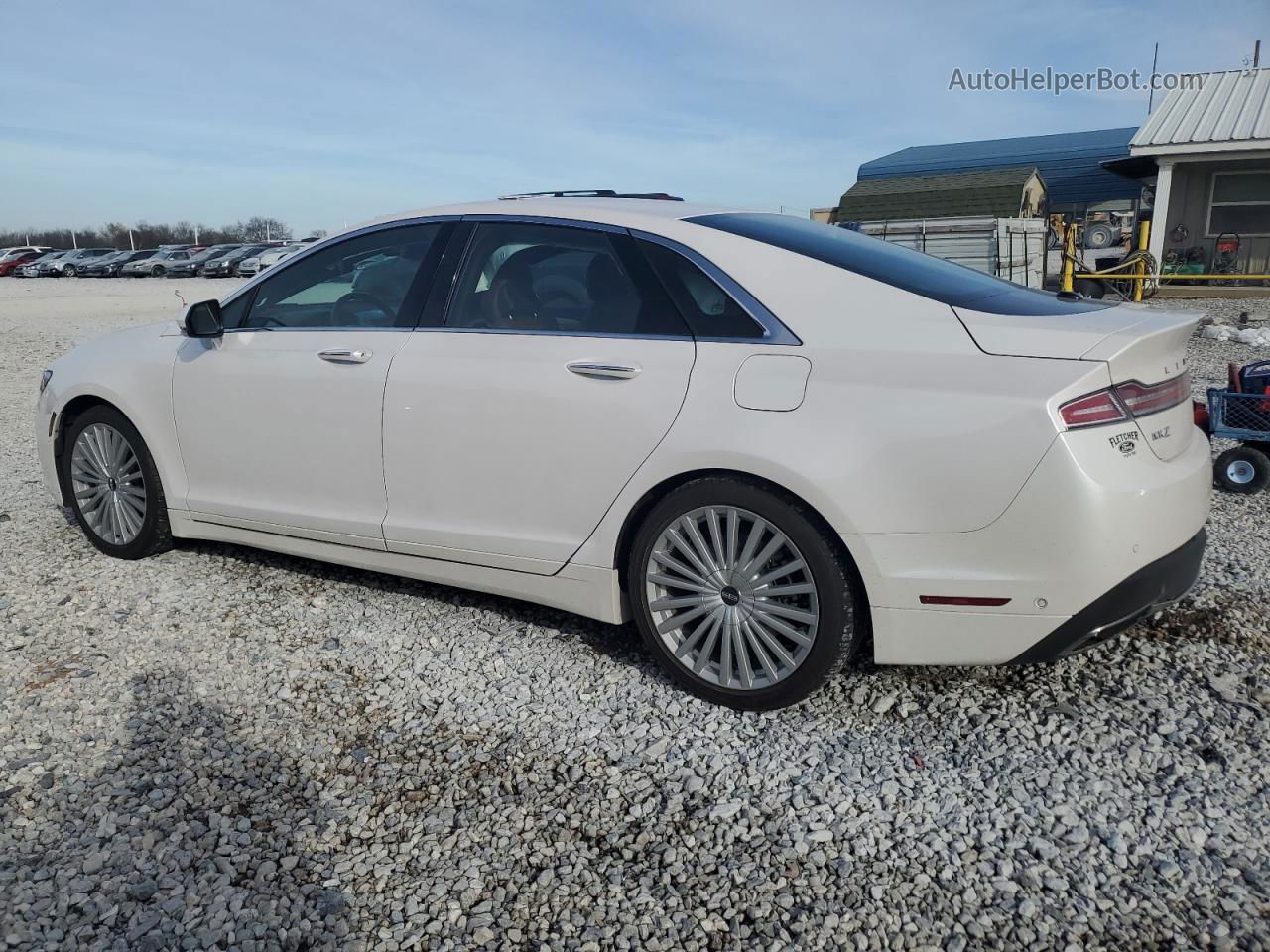 2017 Lincoln Mkz Hybrid Reserve Белый vin: 3LN6L5MU5HR608003