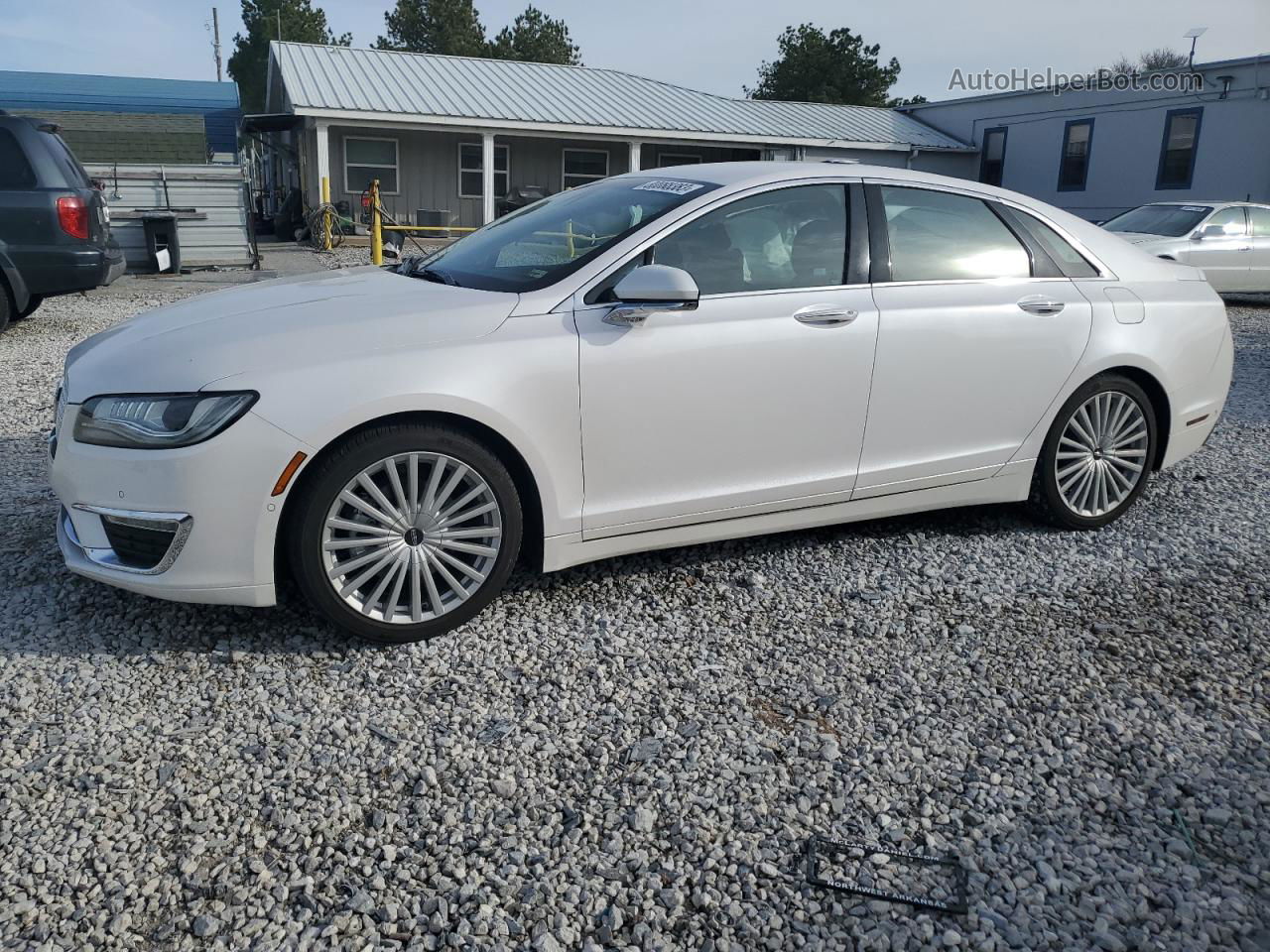 2017 Lincoln Mkz Hybrid Reserve Белый vin: 3LN6L5MU5HR608003