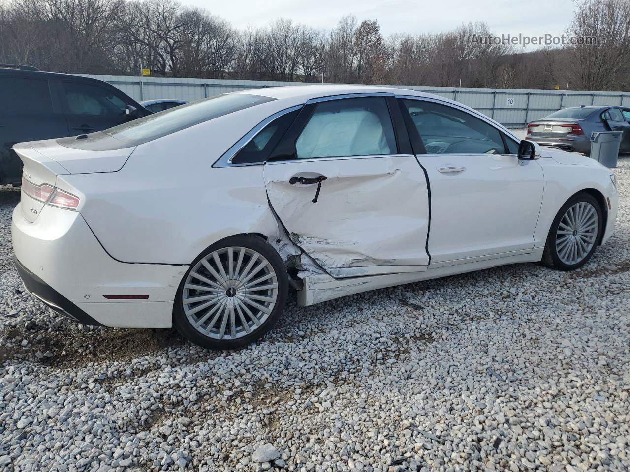 2017 Lincoln Mkz Hybrid Reserve Белый vin: 3LN6L5MU5HR608003