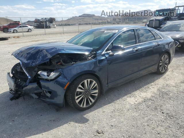 2017 Lincoln Mkz Hybrid Reserve Синий vin: 3LN6L5MU6HR605448