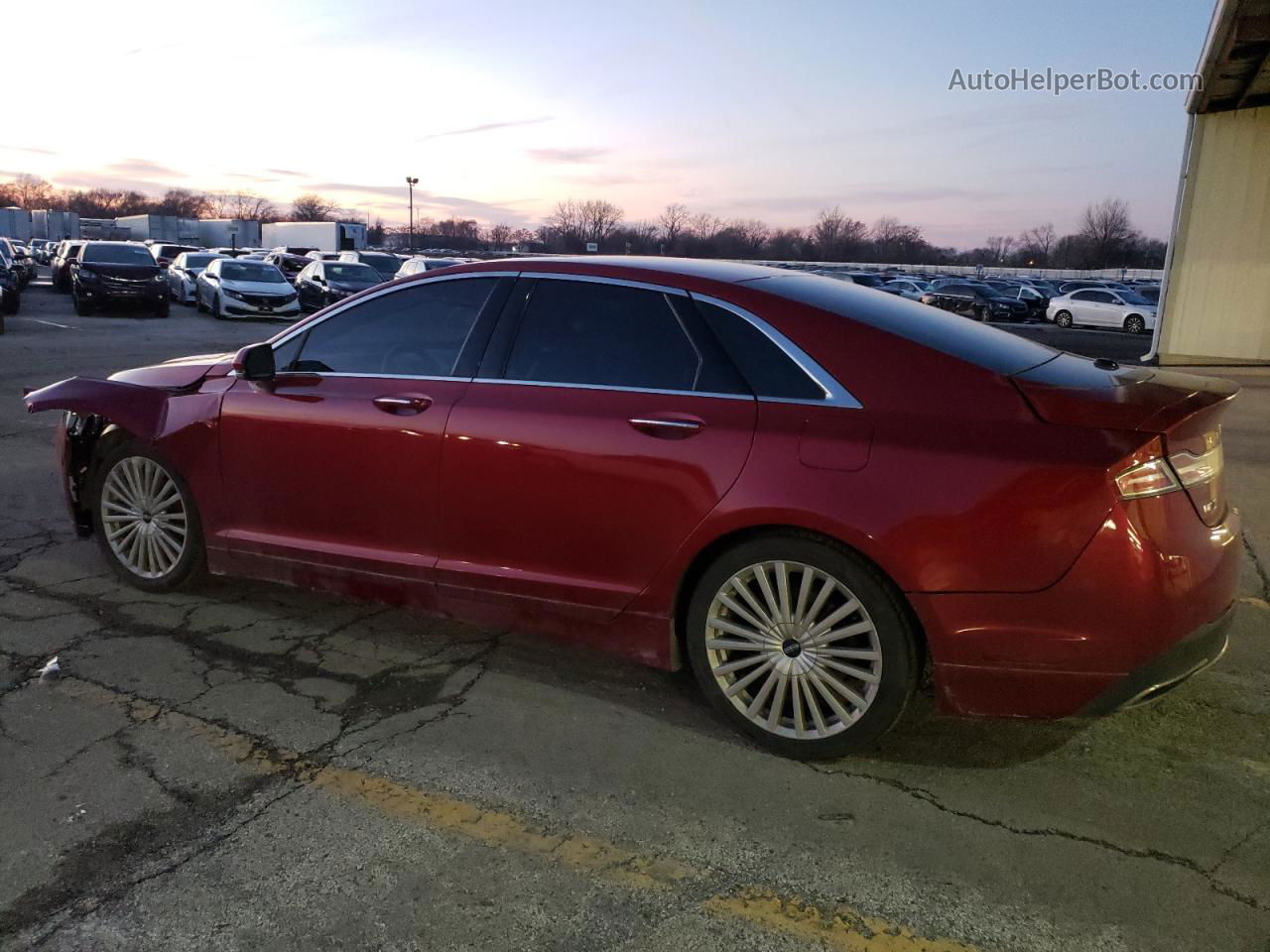 2017 Lincoln Mkz Hybrid Reserve Red vin: 3LN6L5MU6HR614943