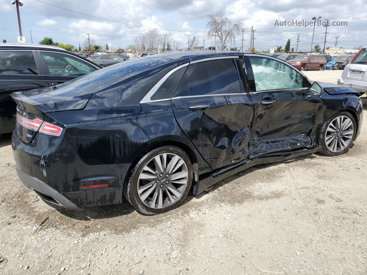 2017 Lincoln Mkz Hybrid Reserve Черный vin: 3LN6L5MU6HR627482