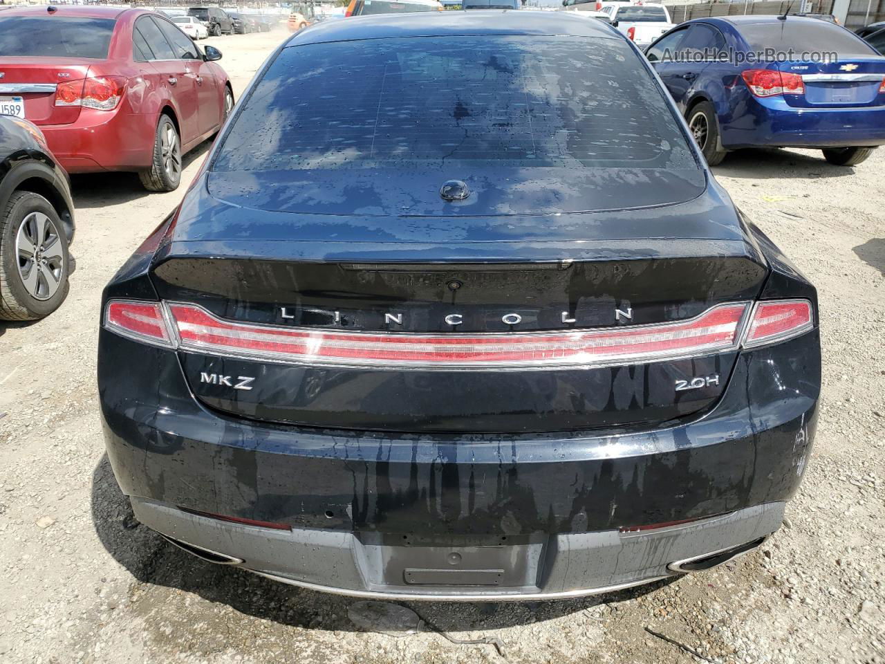 2017 Lincoln Mkz Hybrid Reserve Черный vin: 3LN6L5MU6HR627482