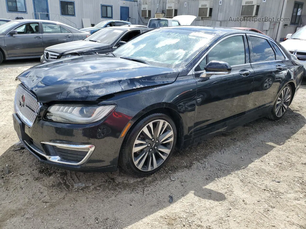 2017 Lincoln Mkz Hybrid Reserve Черный vin: 3LN6L5MU6HR627482