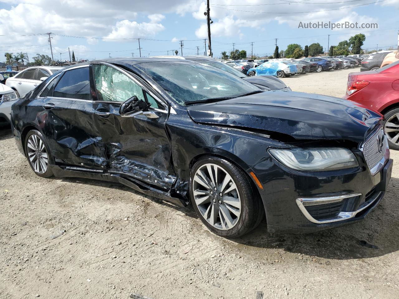 2017 Lincoln Mkz Hybrid Reserve Black vin: 3LN6L5MU6HR627482