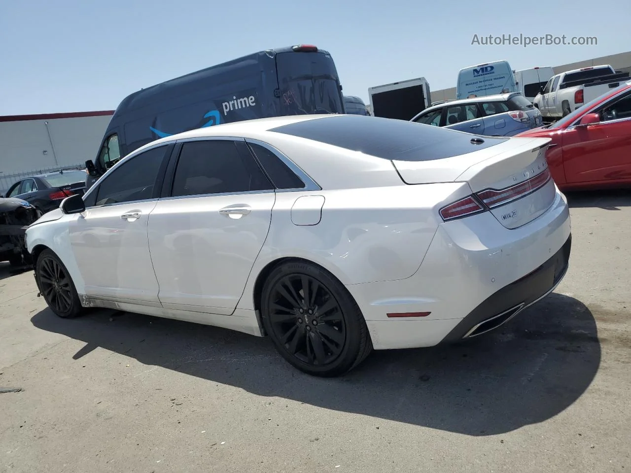 2017 Lincoln Mkz Hybrid Reserve White vin: 3LN6L5MU6HR640989