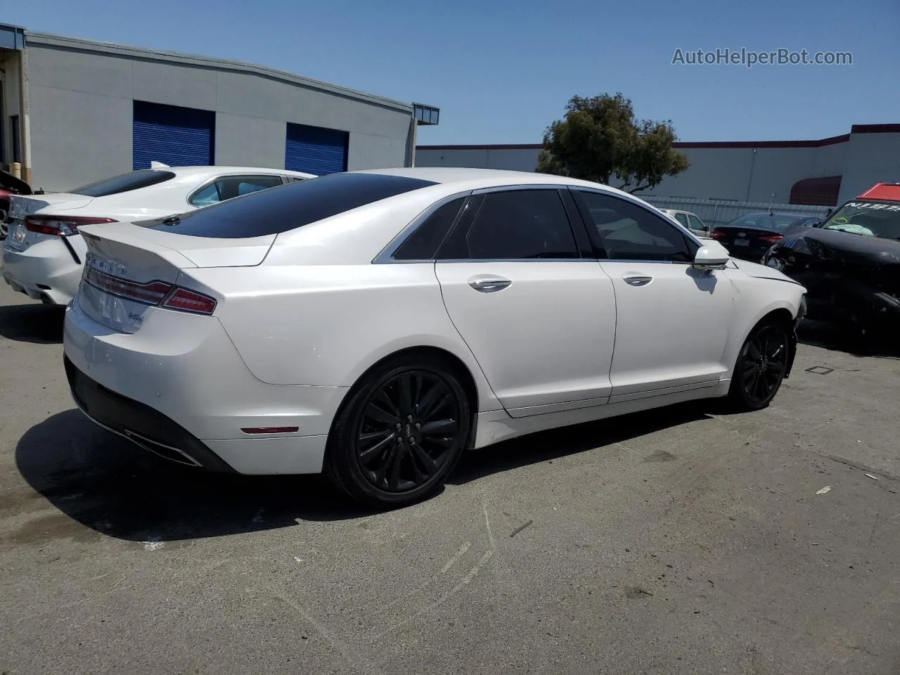 2017 Lincoln Mkz Hybrid Reserve Белый vin: 3LN6L5MU6HR640989