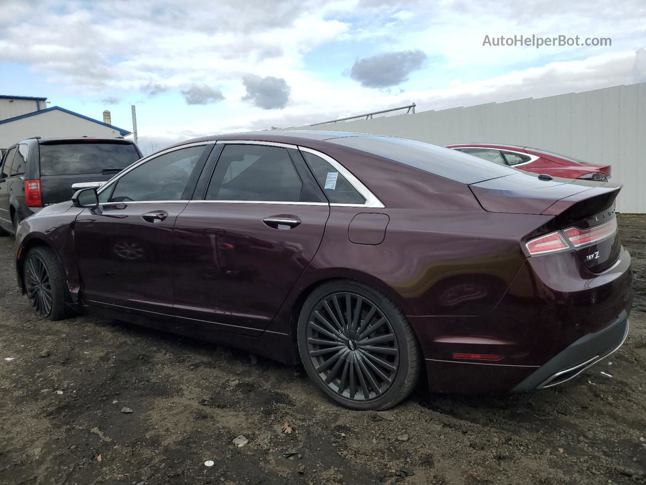 2017 Lincoln Mkz Hybrid Reserve Burgundy vin: 3LN6L5MU6HR665892