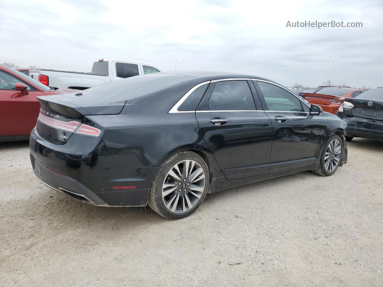 2017 Lincoln Mkz Hybrid Reserve Black vin: 3LN6L5MU7HR637907