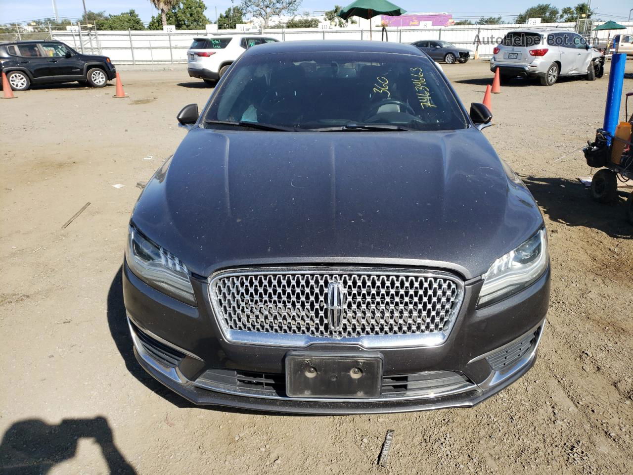 2017 Lincoln Mkz Hybrid Reserve Gray vin: 3LN6L5MU7HR663665