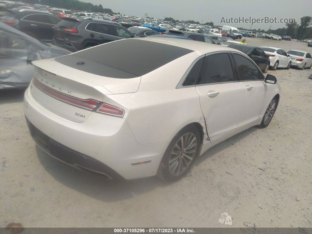 2017 Lincoln Mkz Hybrid Reserve White vin: 3LN6L5MU8HR600946