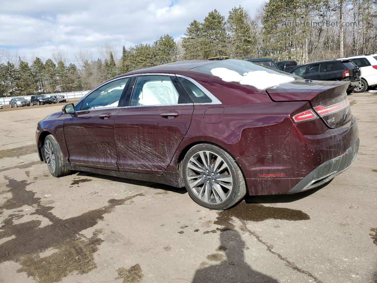 2017 Lincoln Mkz Hybrid Reserve Burgundy vin: 3LN6L5MU8HR664968