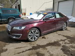 2017 Lincoln Mkz Hybrid Reserve Бордовый vin: 3LN6L5MU8HR664968