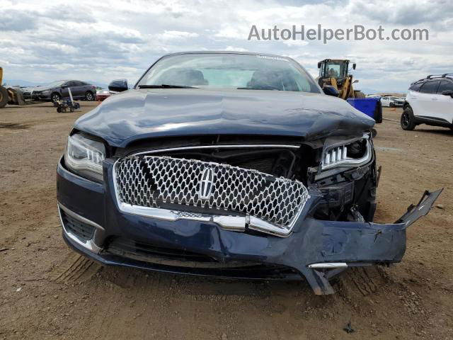 2017 Lincoln Mkz Hybrid Reserve Blue vin: 3LN6L5MU9HR635267