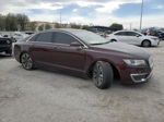 2017 Lincoln Mkz Hybrid Reserve Maroon vin: 3LN6L5MU9HR650867