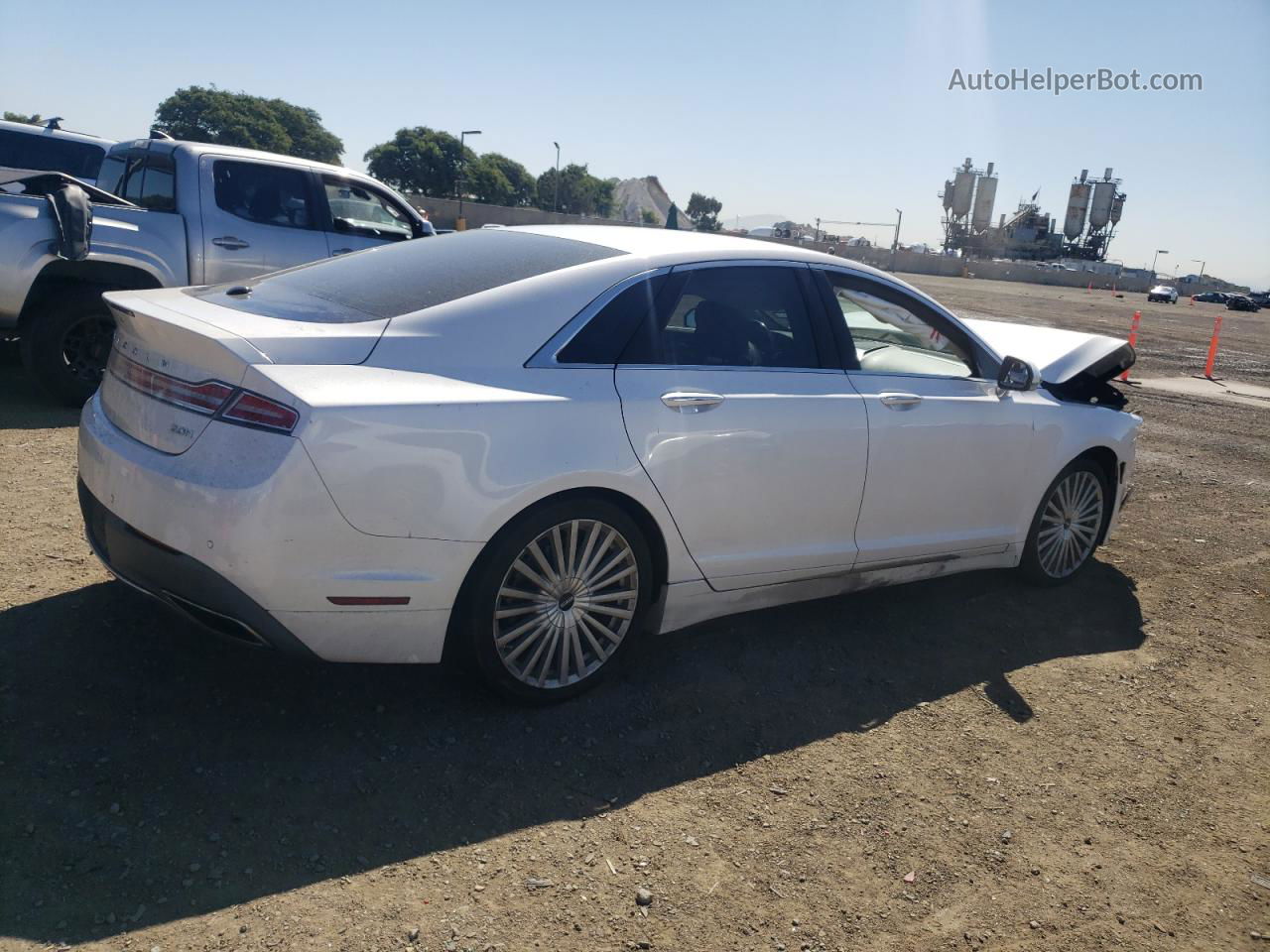 2017 Lincoln Mkz Hybrid Reserve White vin: 3LN6L5MUXHR602696