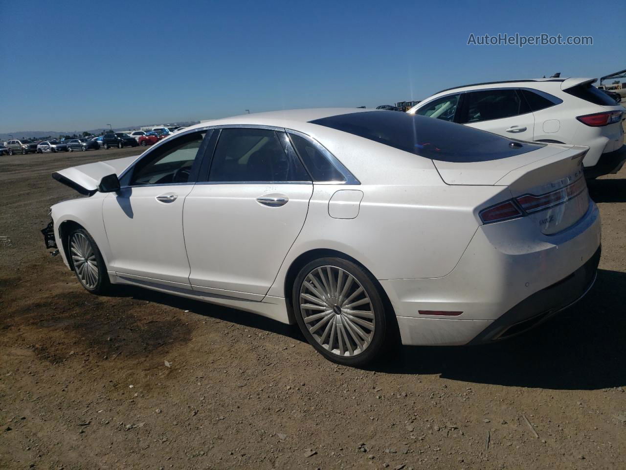 2017 Lincoln Mkz Hybrid Reserve Белый vin: 3LN6L5MUXHR602696