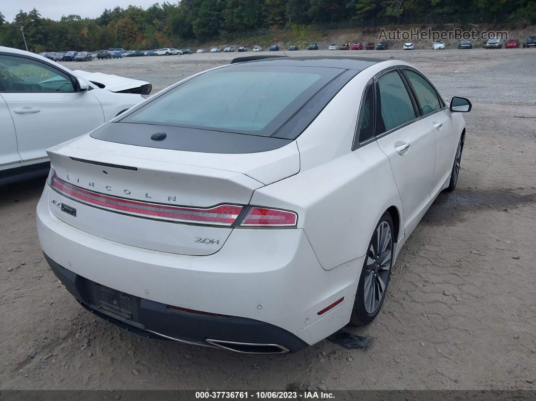 2017 Lincoln Mkz Hybrid Reserve Белый vin: 3LN6L5MUXHR606473