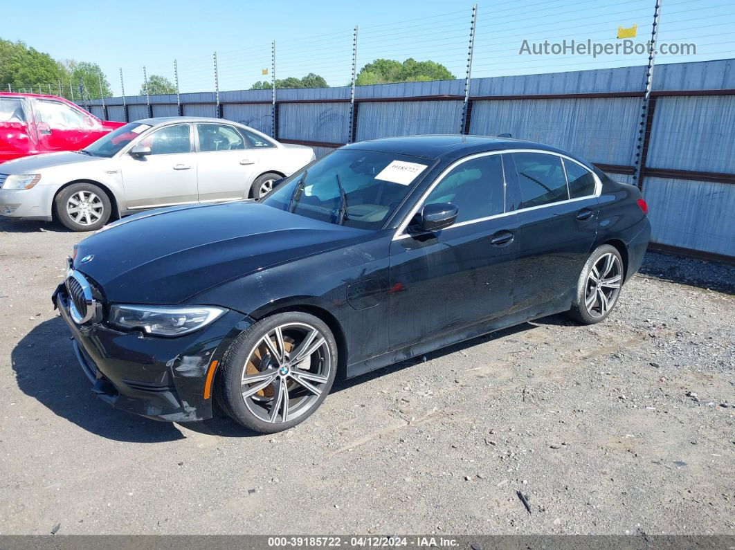 2021 Bmw 3 Series 330e Black vin: 3MW5P7J02M8B91020