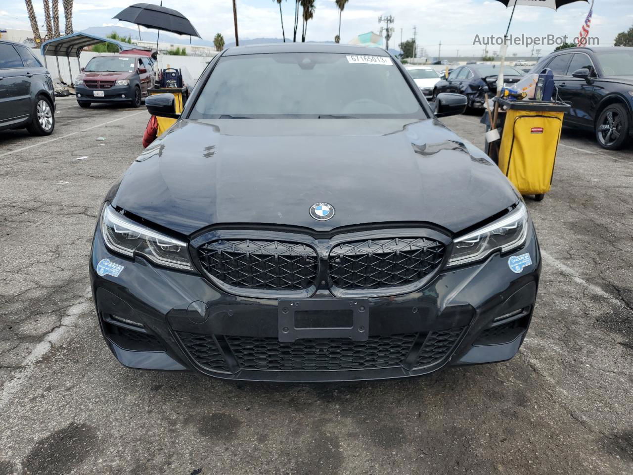 2021 Bmw 330e  Black vin: 3MW5P7J04M8B61758