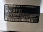 2021 Bmw 330e  White vin: 3MW5P7J04M8C17066
