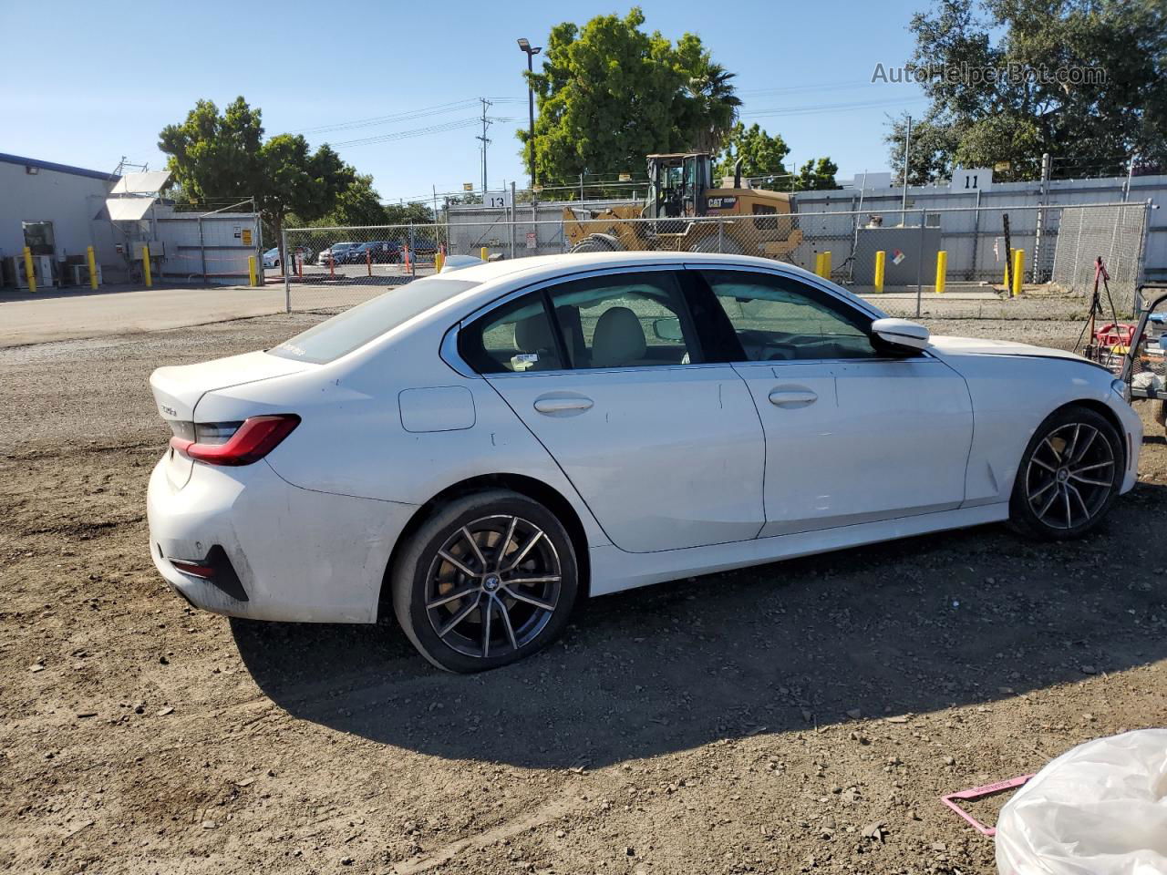 2021 Bmw 330e  White vin: 3MW5P7J05M8B91402