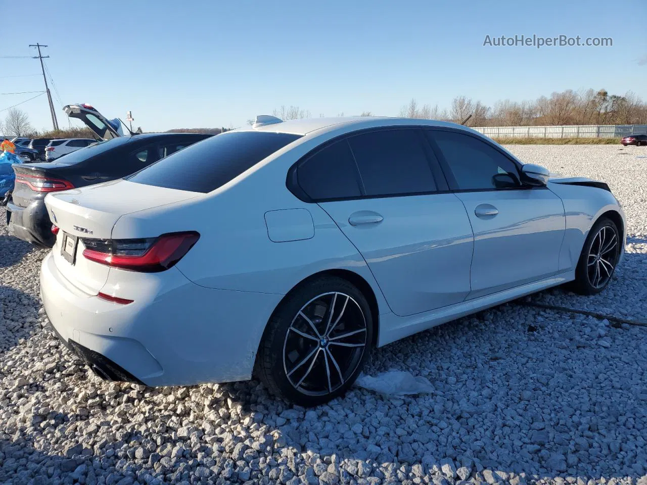 2021 Bmw 330xe  White vin: 3MW5P9J06M8B75463