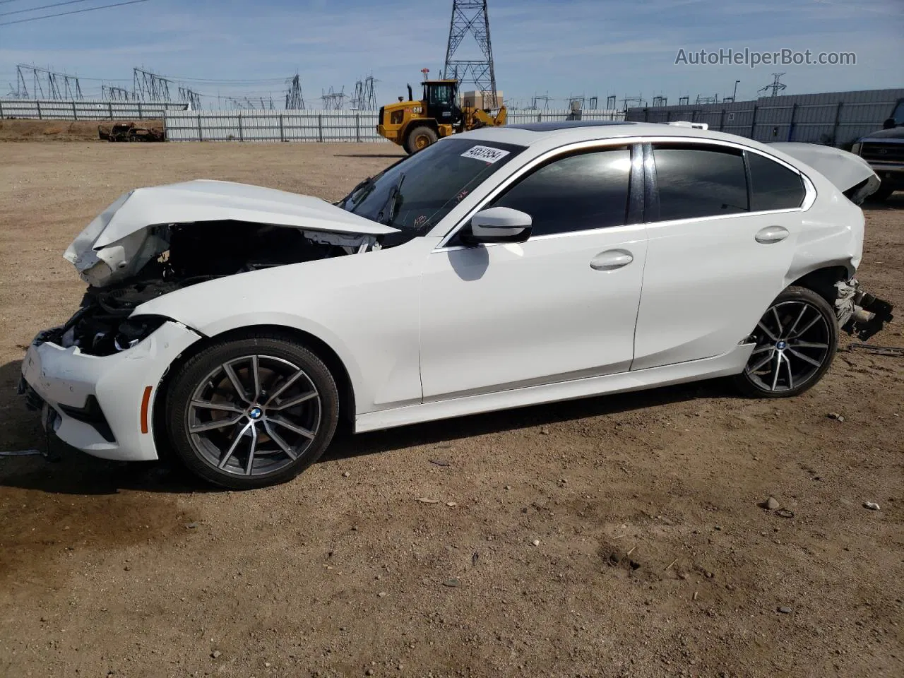 2020 Bmw 330i  Белый vin: 3MW5R1J00L8B11879