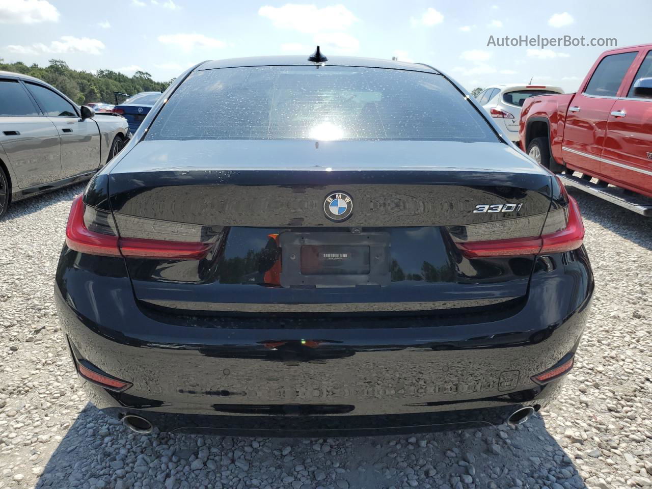 2020 Bmw 330i  Black vin: 3MW5R1J00L8B27953