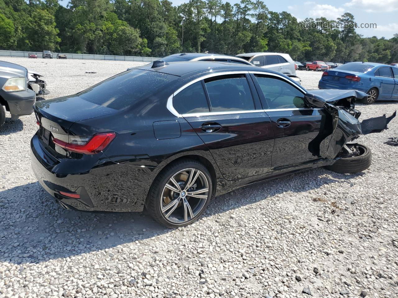 2020 Bmw 330i  Черный vin: 3MW5R1J00L8B27953