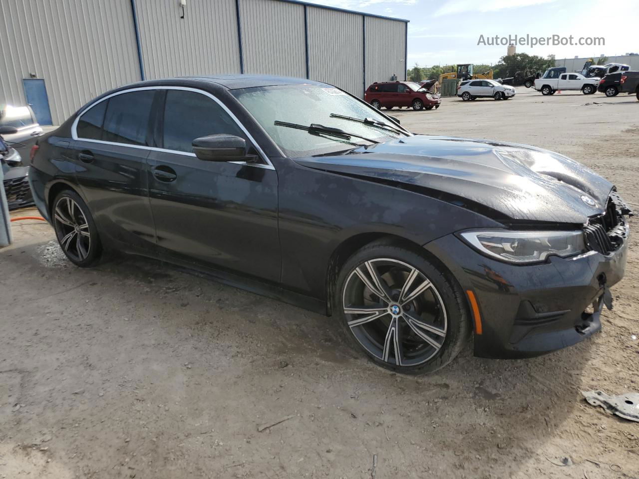 2020 Bmw 330i  Black vin: 3MW5R1J00L8B41917