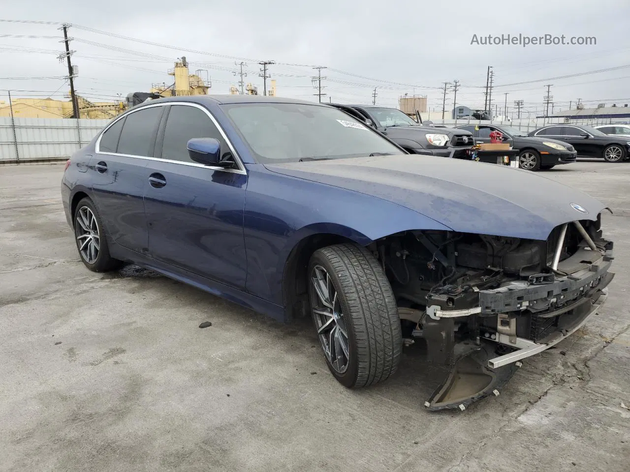 2020 Bmw 330i  Blue vin: 3MW5R1J01L8B14449