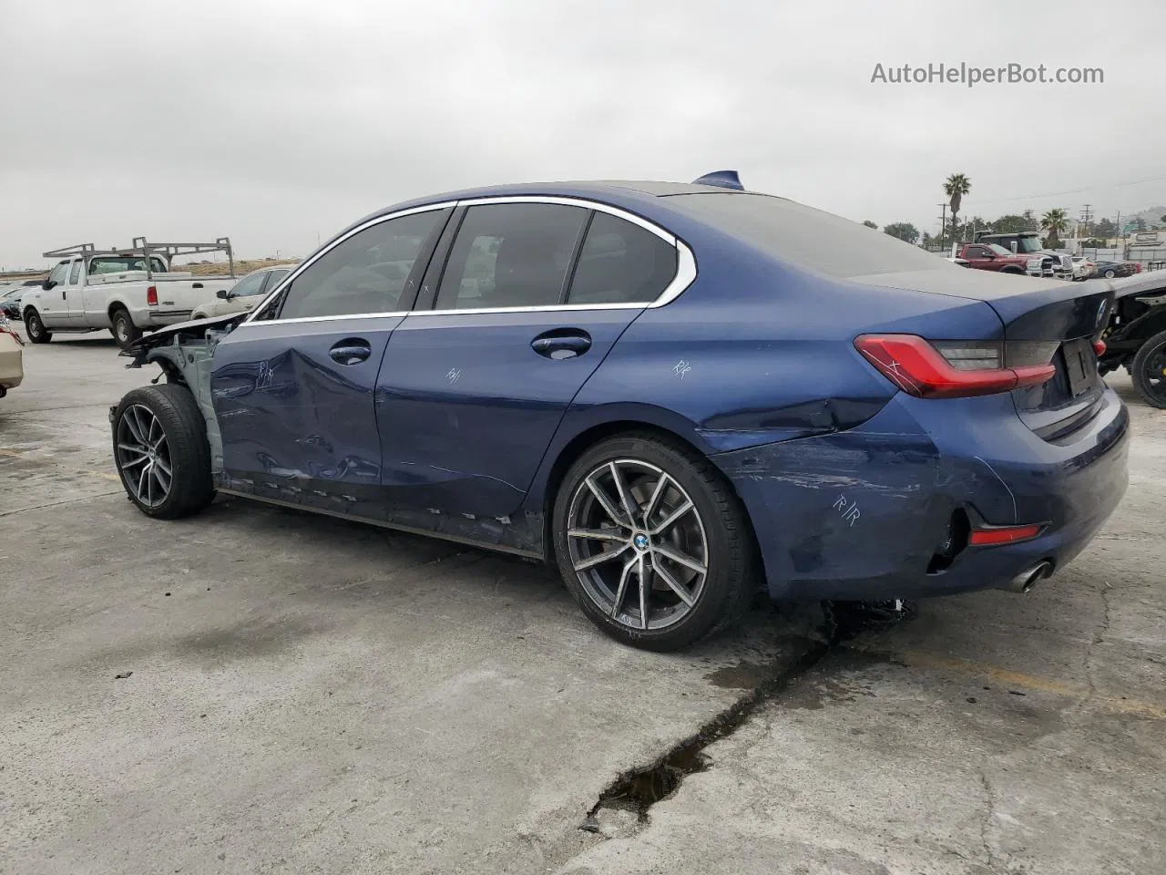 2020 Bmw 330i  Blue vin: 3MW5R1J01L8B14449