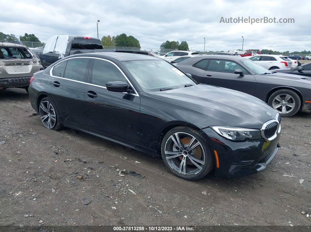 2020 Bmw 3 Series 330i Black vin: 3MW5R1J01L8B17173