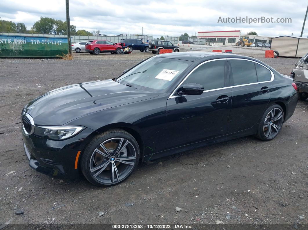 2020 Bmw 3 Series 330i Black vin: 3MW5R1J01L8B17173