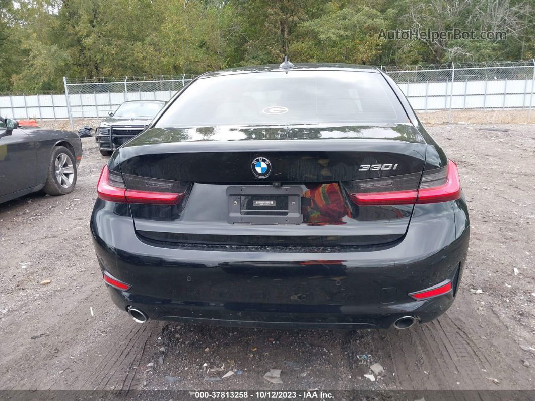 2020 Bmw 3 Series 330i Black vin: 3MW5R1J01L8B17173