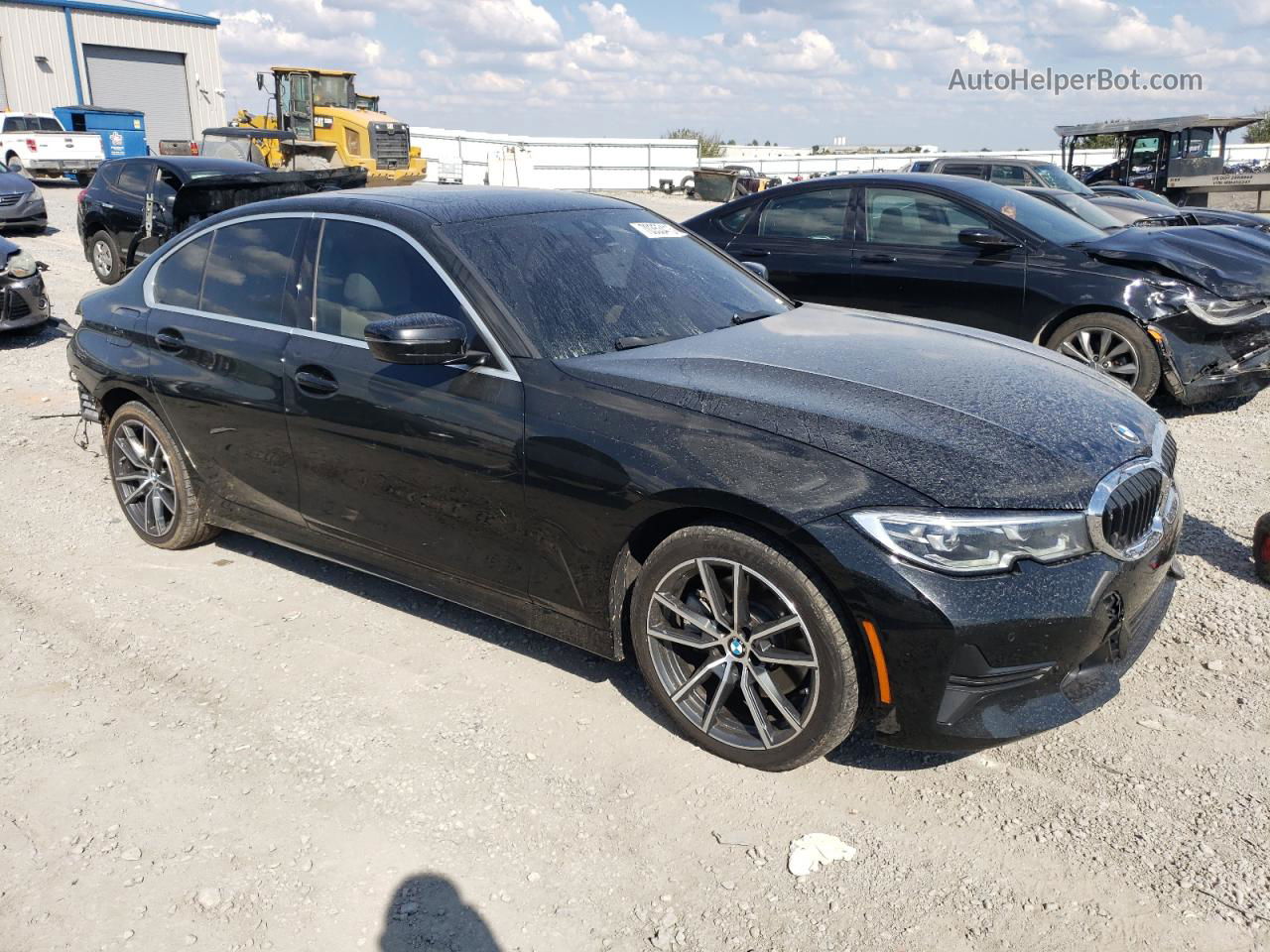 2020 Bmw 330i  Черный vin: 3MW5R1J01L8B21658