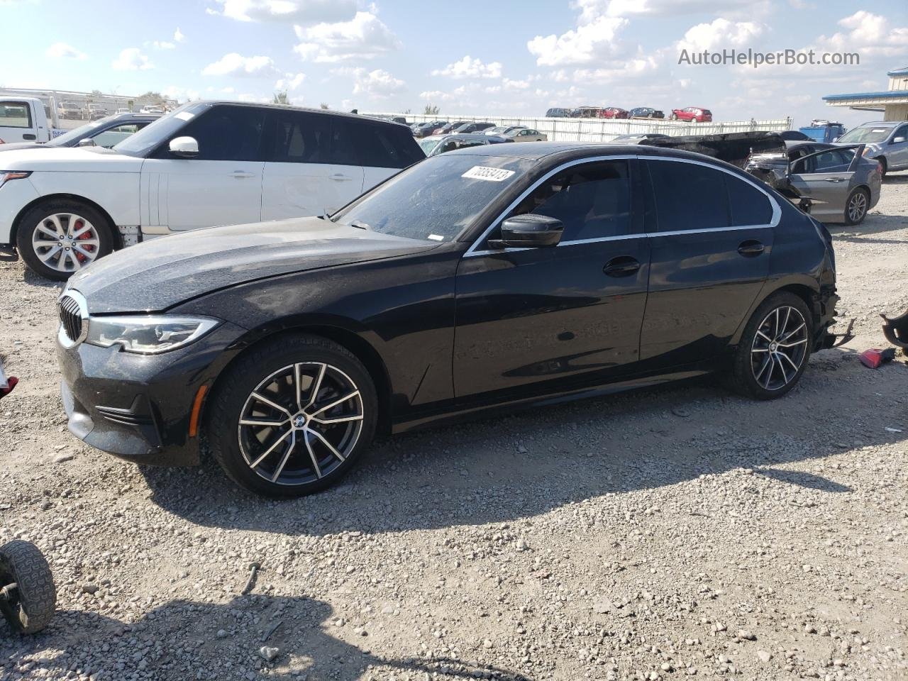 2020 Bmw 330i  Черный vin: 3MW5R1J01L8B21658