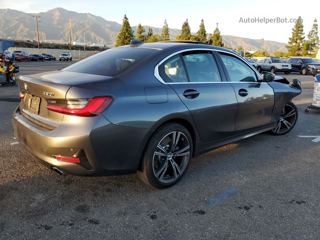 2020 Bmw 330i  Charcoal vin: 3MW5R1J01L8B28867