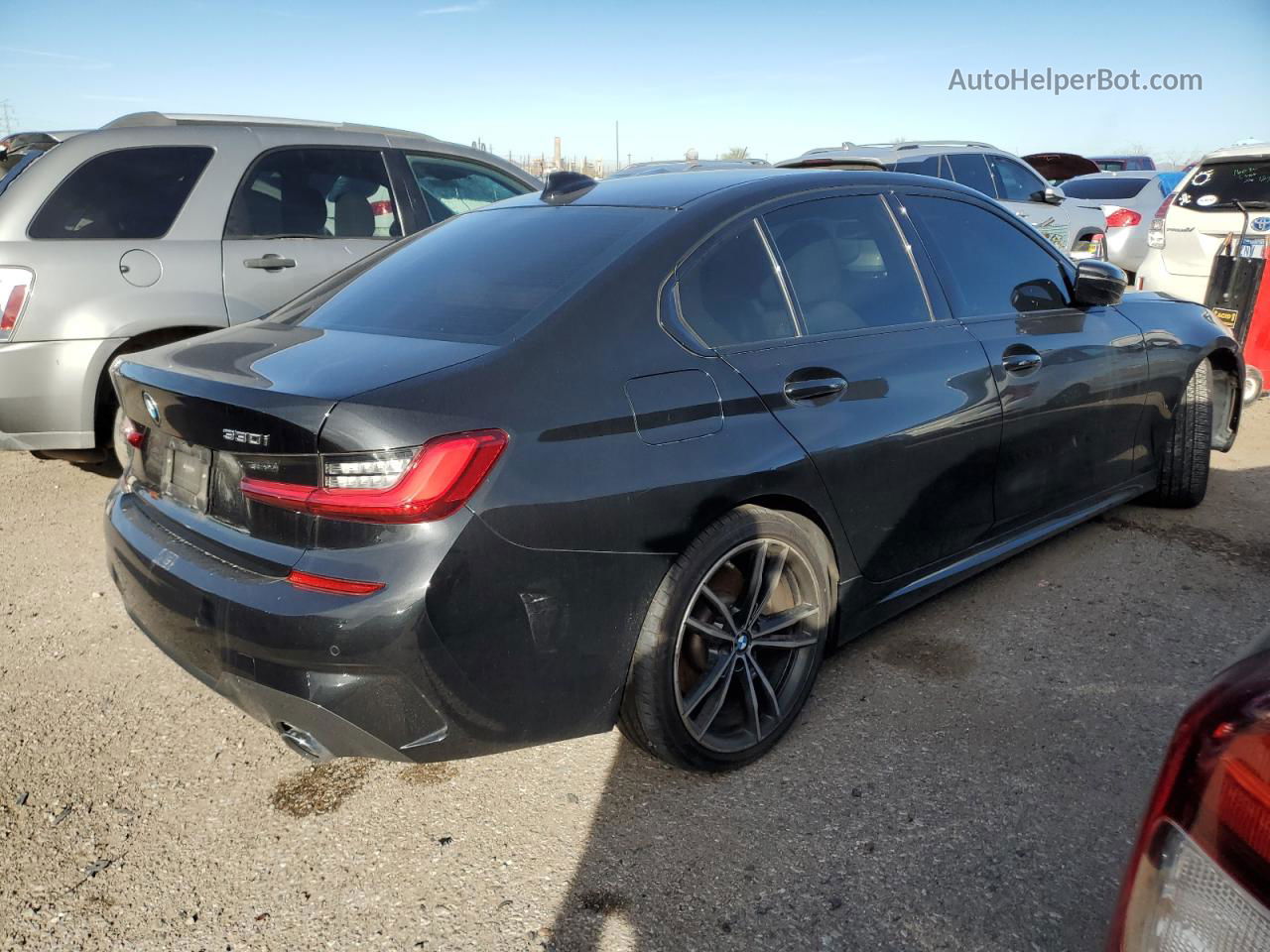 2021 Bmw 330i  Black vin: 3MW5R1J01M8C13564