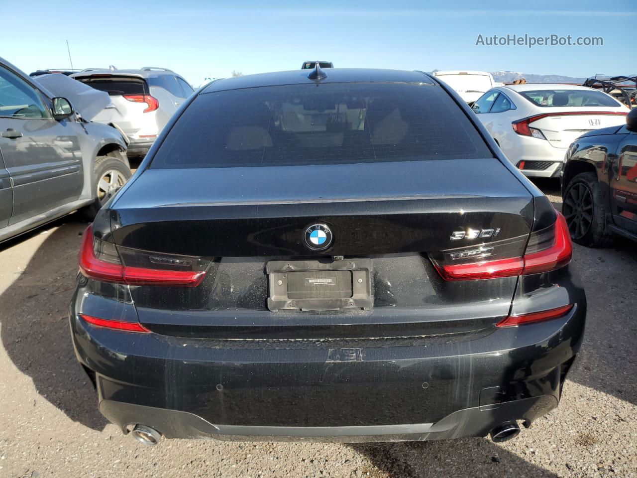 2021 Bmw 330i  Black vin: 3MW5R1J01M8C13564