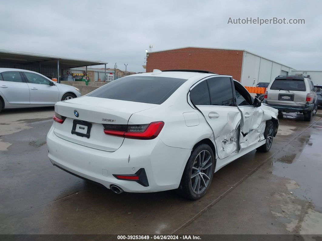 2020 Bmw 330i   White vin: 3MW5R1J02L8B22558