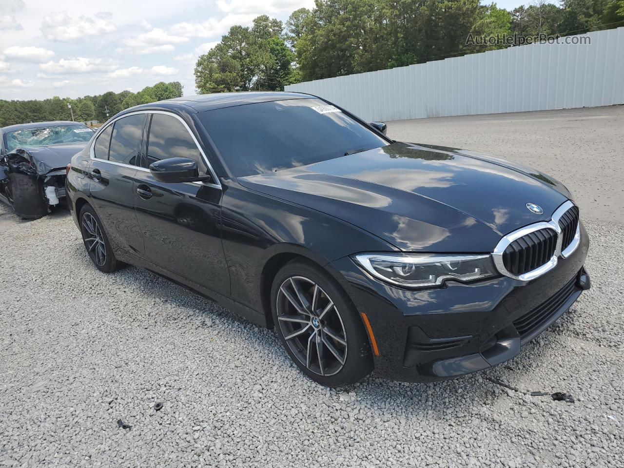 2020 Bmw 330i  Black vin: 3MW5R1J02L8B24780