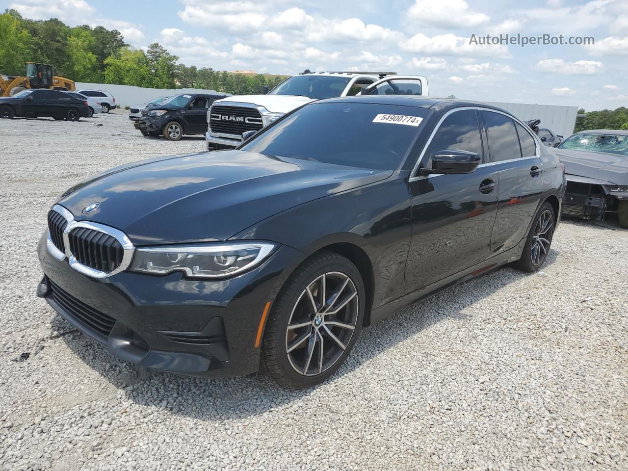 2020 Bmw 330i  Black vin: 3MW5R1J02L8B24780