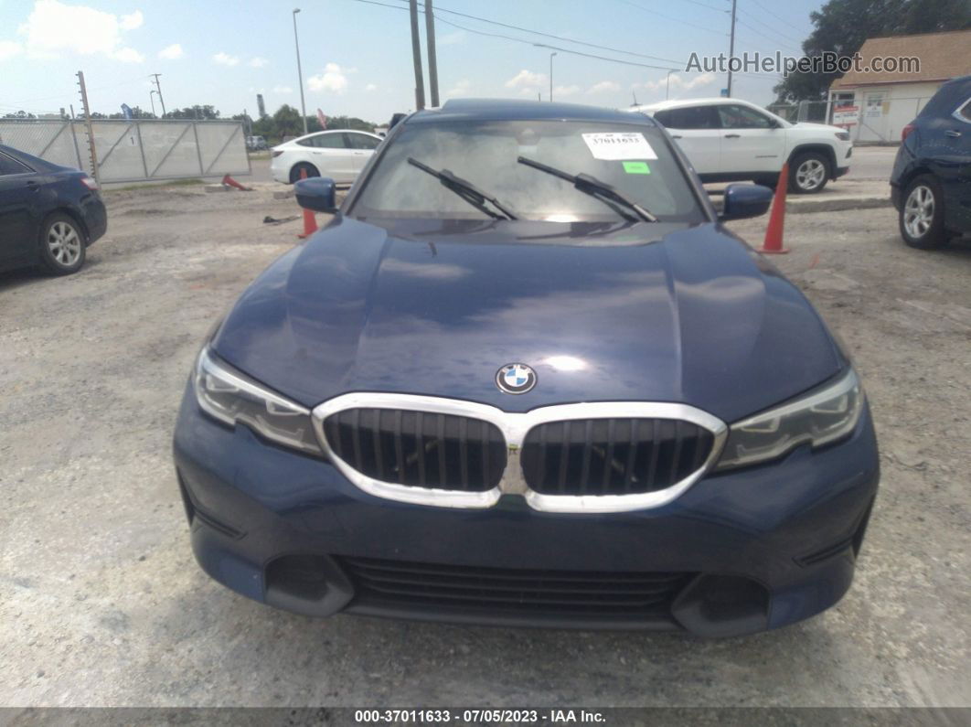 2020 Bmw 3 Series 330i Blue vin: 3MW5R1J02L8B29347