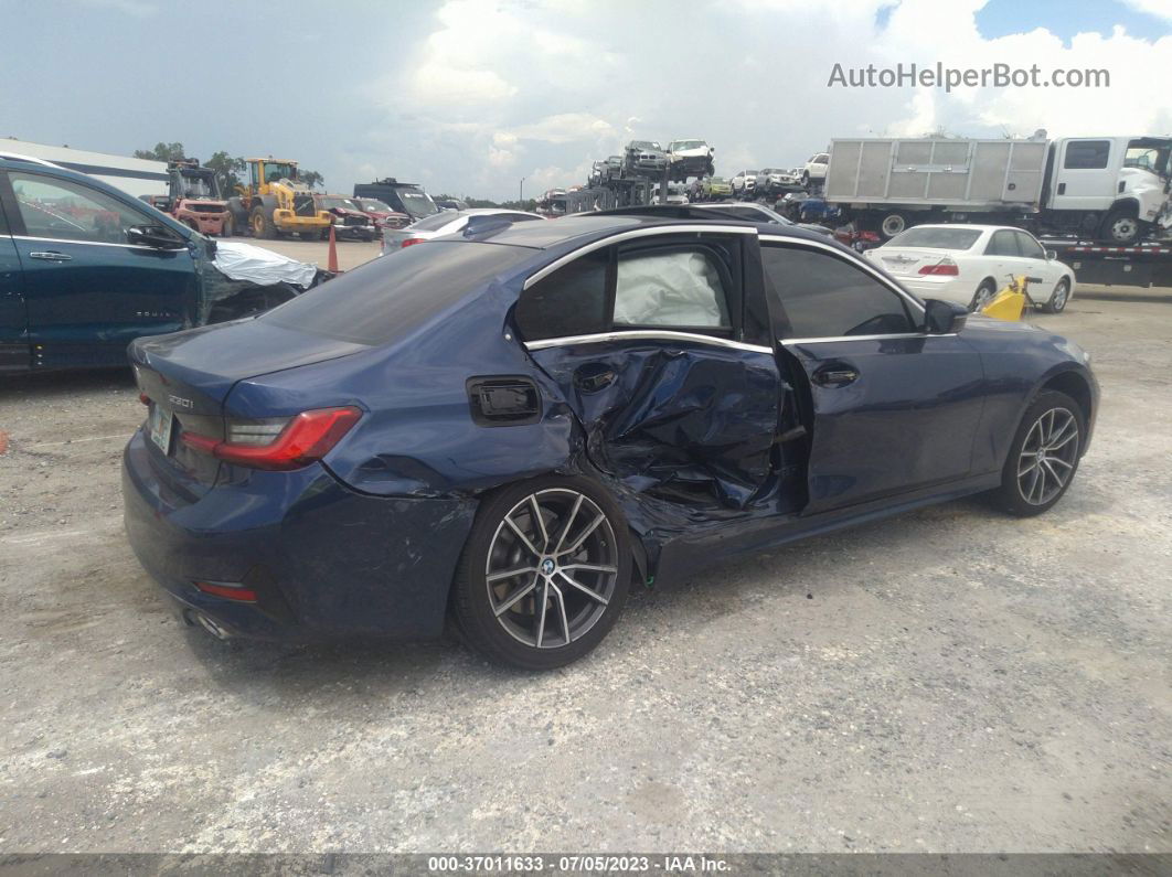 2020 Bmw 3 Series 330i Синий vin: 3MW5R1J02L8B29347