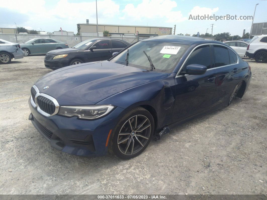 2020 Bmw 3 Series 330i Blue vin: 3MW5R1J02L8B29347