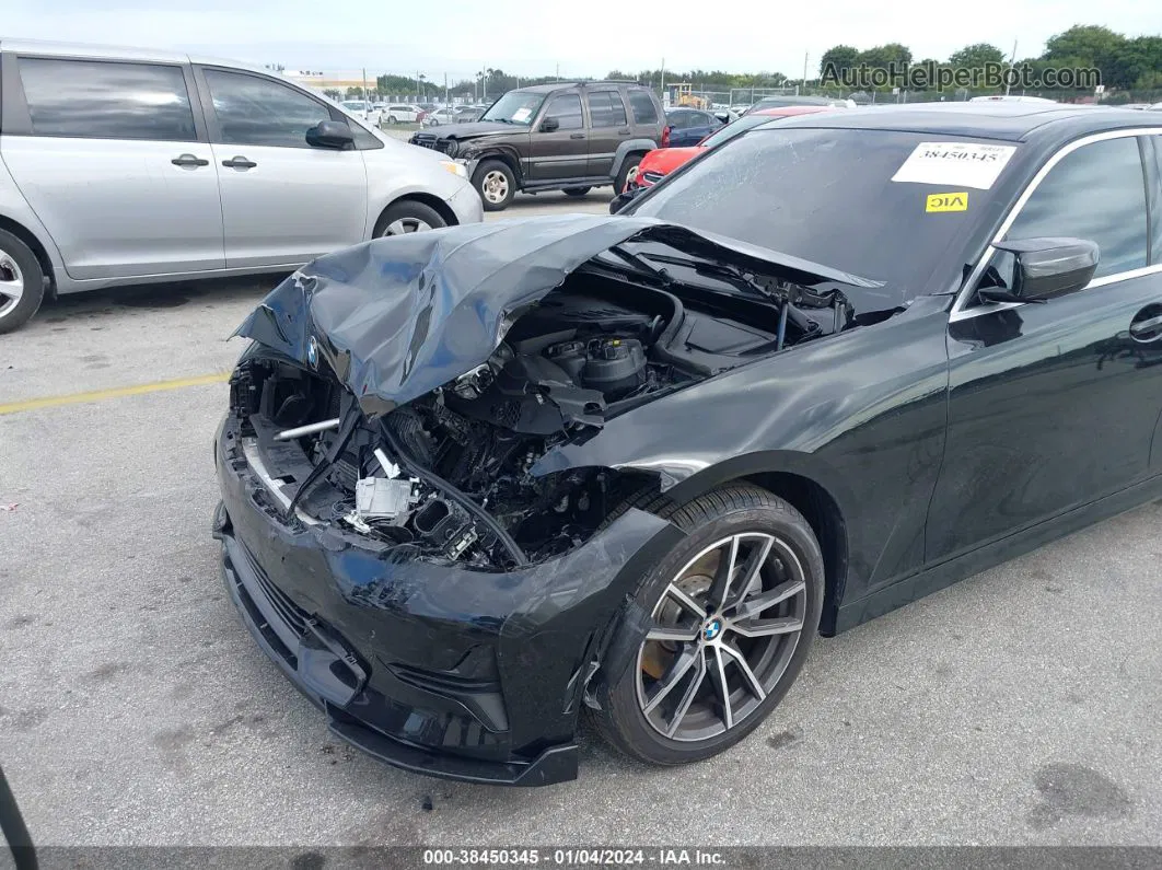 2020 Bmw 330i   Black vin: 3MW5R1J02L8B35116