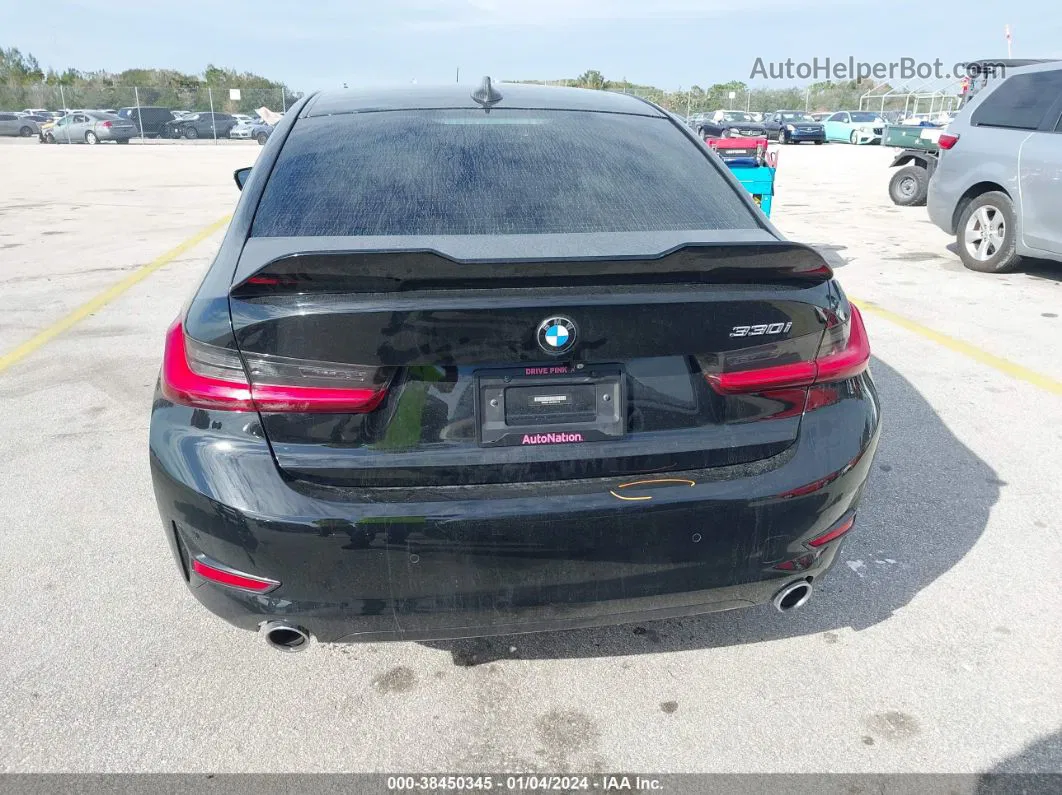 2020 Bmw 330i   Black vin: 3MW5R1J02L8B35116