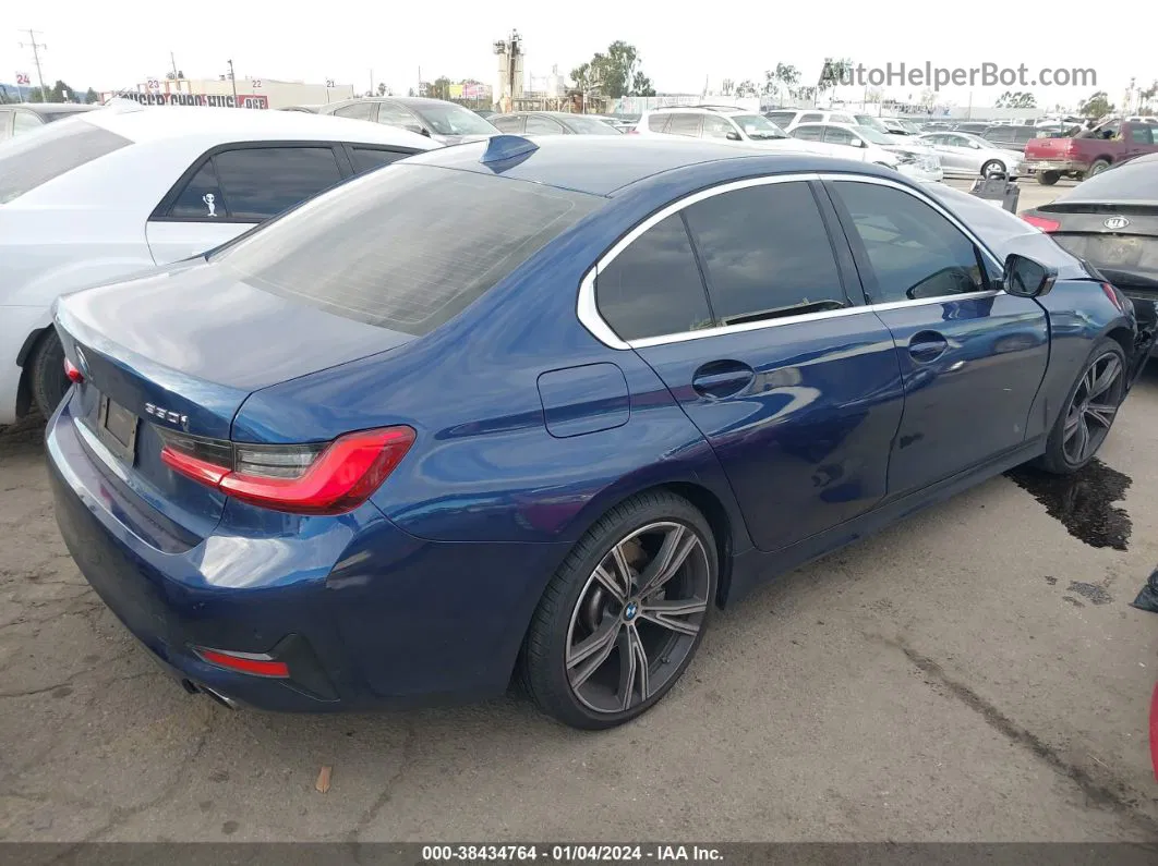 2021 Bmw 330i   Blue vin: 3MW5R1J02M8B49132